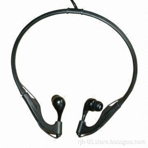 Factory Price Waterproof Sports Headset, 1.2m Cord Length, 32 Ohms Impedance